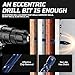Upgraded SONCHIE Serrated Masonry Drill Bit Set - 1/4 to 9/16 Inch 8-Piece Set Industrial & HouseholdDrill Bit Set for Concrete/Tile/Glass/Brick/Ceramic/Plastic/Wood