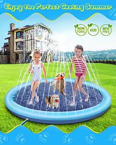 Raxurt DP-01 Splash Pad, 67In Anti-Slip Splash Pad thumb #1