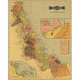 ArtDirect Vera Cruz 1844 8x10 UnFramed Art Print Poster Ready for Framing by Vintage Maps