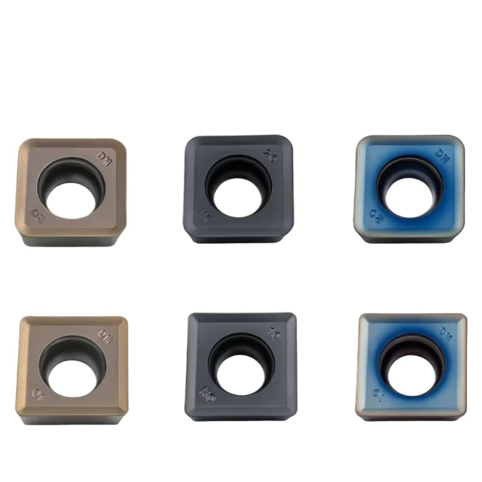 Insert De Fraisage CNC À Trois Faces, Tournage En Carbure Indexable, 10 Pièces(MPHT120420 ZM205)