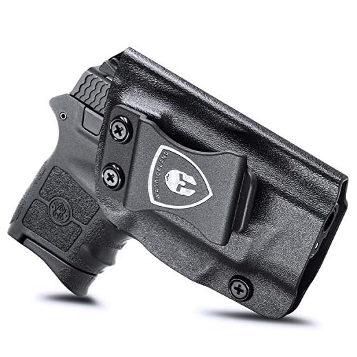 Bodyguard 380 Holster, IWB Kydex Holster Fits: S&W M&P Bodyguard 380 / Bodyguard 380 with Integrated Crimson Trace Red Laser Pistol, Inside Waistband Concealed Carry, Adj. Cant & Retention, Right