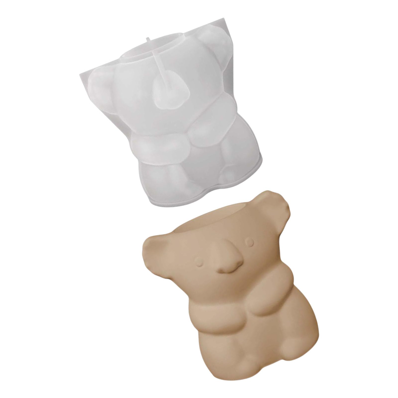 Snorvixre Sturdy Silicone Koala Planter Ideal for Resin Casting and Creative Projects Soft Silicone Koala Flower Pots