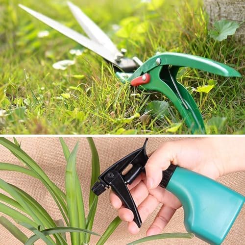 Image of JERN 10 Pcs Durable Gardening Hand Tools Kit with Portable Box, Small Garden Planting Tools, Garden Essentials.