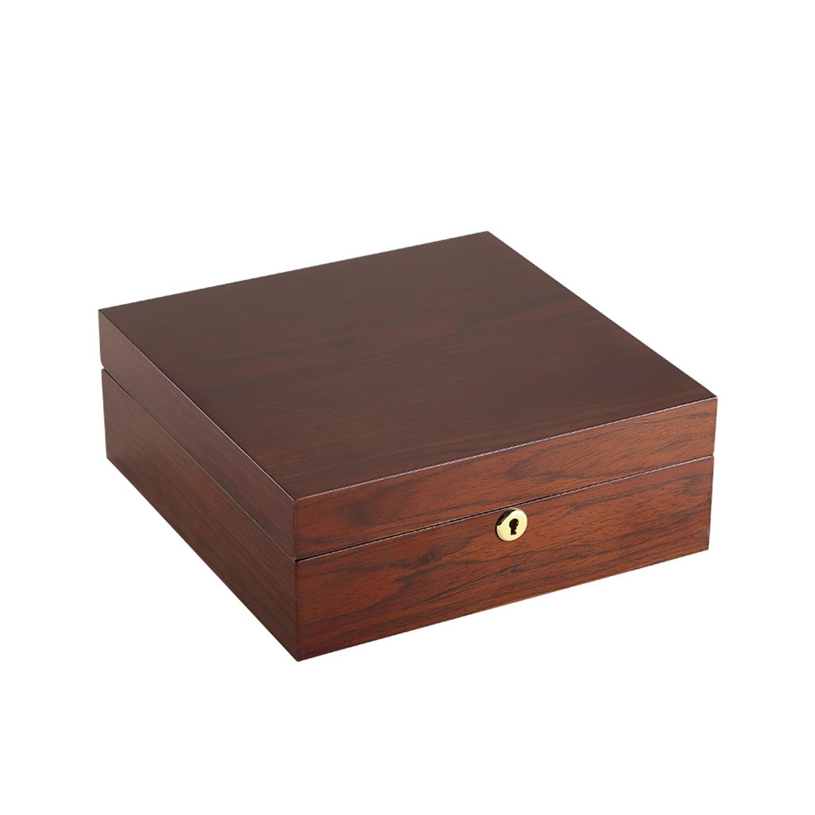Joyero Rústico De Madera Maciza para Mujer, Ideal para Guardar Y Exhibir Collares, Anillos, Pendientes Y Pulseras.