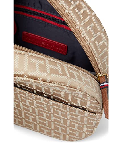 Image of Tommy Hilfiger Women's Joy Ii Canteen Crossbody Square Monogram Jacquard