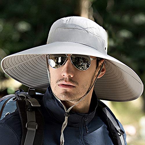 image for T WILKER Wide Birm Sun Hat for Men Women Hunting Fishing Hats Breathab