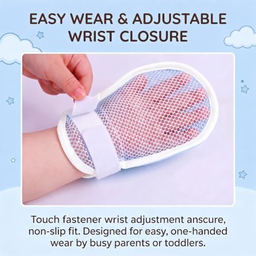 Eczema Mittens for Kids Ages 2-6 Anti-Scratch Gloves for Children — 사진 4