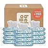 Hello Bello Extra Gentle Unscented Baby Wipes, Plant Based, Made with 99% Water and Aloe for Babies and Kids, 720 Count