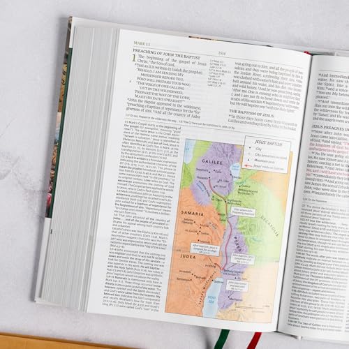 NASB Study Bible, Hardcover, Full-Color, Red Letter, Study Notes and Commentary, Illustrations, Book Introductions, Articles, Word Studies, Outlines, Timelines, Maps - image 4