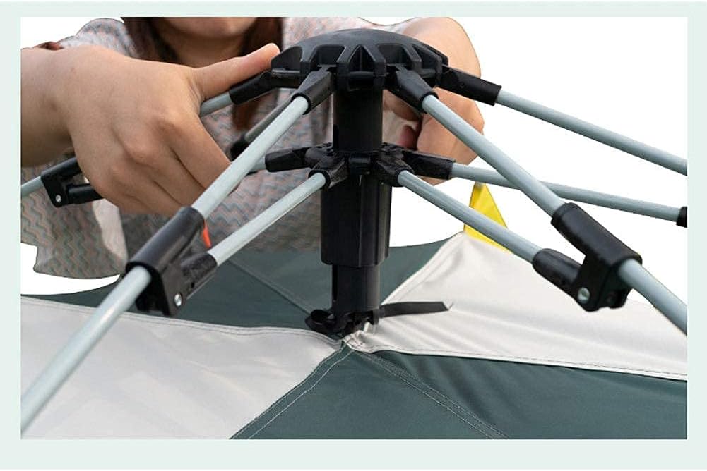 Automatic Pop Up Camping Tent - Quick Opening, Waterproof, 4 Season Outdoor Shelter for 3-4 People - Perfect for Hiking, Travel, or Beach Adventures - Includes Carry Bag