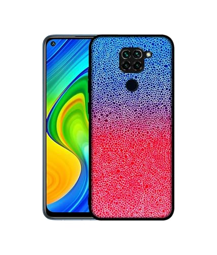 Image of Bubbles Design Premium 2D Printed Metal Back Case Cover for Mi Redmi Note 9 4G