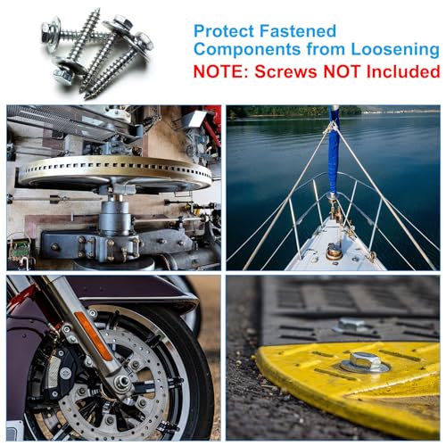 PATIKIL 304 Edelstahl Belleville Federscheiben, 100er Pack M8x18mm Flache Dichtung Konische Gerändelte Metrische Unterlegscheibe für Automobilindustrie und Bauwesen