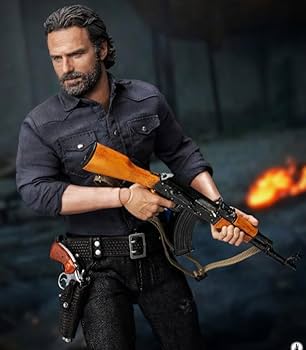 Amazon.com: Threezero The Walking Dead: Rick Grimes (Season 7) 1:6