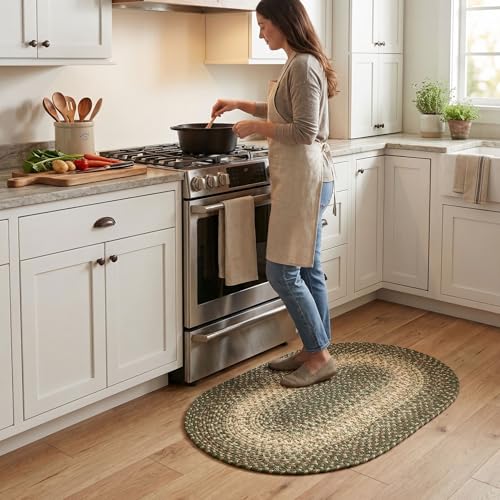 Alfombra Trenzada 2X3 para Cocina y Entrada miniatura 5
