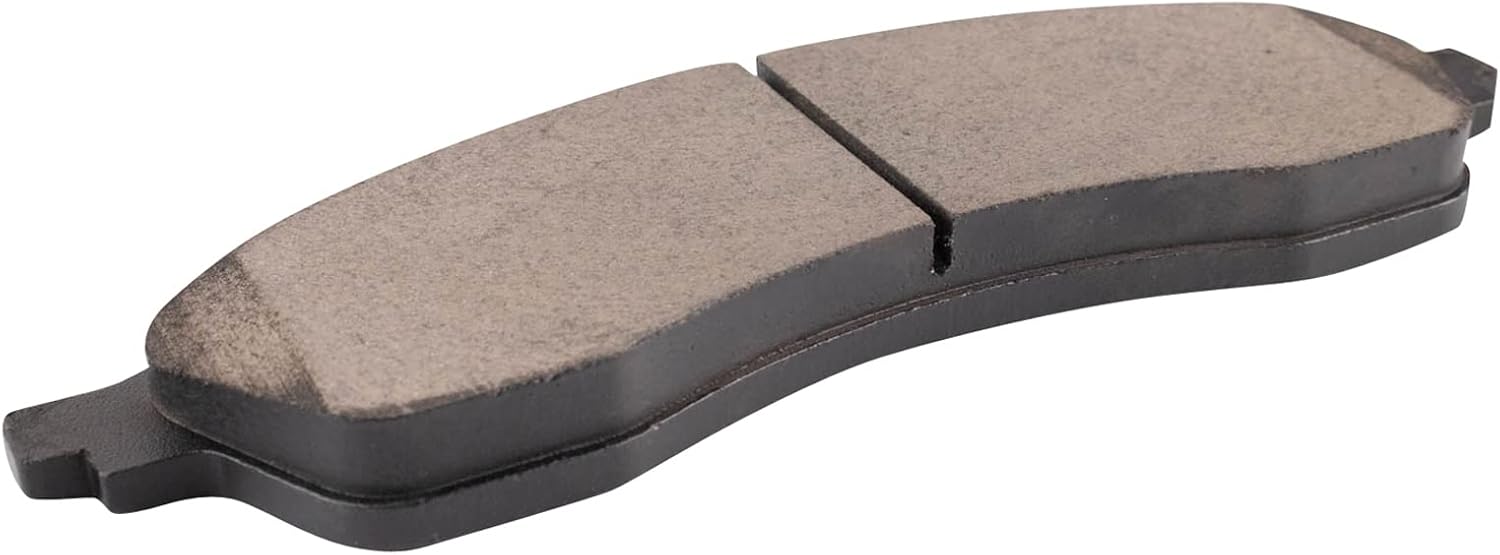 Front and Rear Brake Pad Set Ceramic Hardware Compatible with 2021 Ford Edge