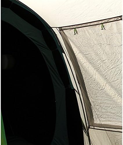Coleman Spruce Falls 4 Plus Tent, 4 Person Family Tent with BlackOut Bedroom Technology, 4 Man Camping Tent with 2 Extra Dark Sleeping Cabins, 100 Percent Waterproof, Easy to Pitch