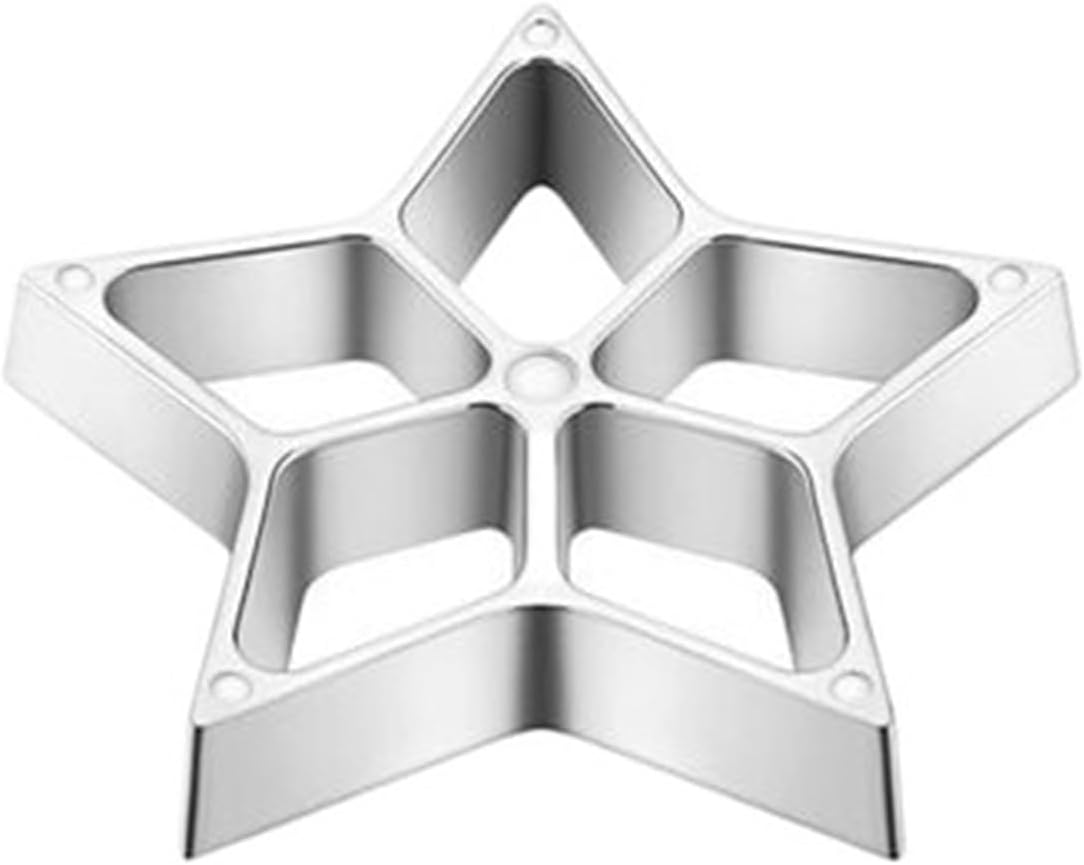 Cooking Stamp Maker Kit Cookie Cutters Aluminum Alloy Waffle Molds Bunuelos Mold With Handle 6Pcs