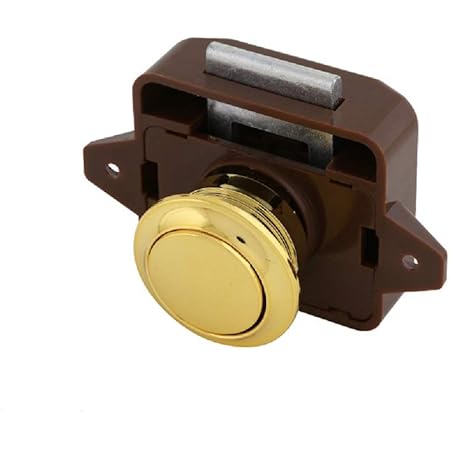 Toyosport 10 Stück Wohnmobil Schlösser,Push Button Catch Door Lock