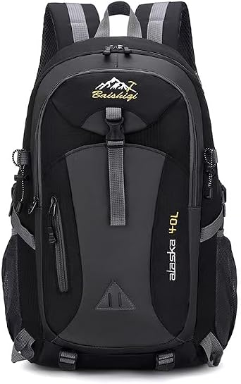 Hiking Backpack, Lightweight Breathable Trekking Rucksack for Men Women, Water Resistant Daysack Travel Bag, Durable Backpack for Skiing Climbing Cycling Mountaineer Outdoor Sports