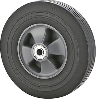 Rocky Mountain Goods Solid Rubber Hand Truck Wheel 10"- 5/8” axle Size
