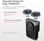 SmallRig Cage Kit for Canon PowerShot V10, w/Furry Windshields, Camera Cage, Lens Cap and Storage Bag, Effectively Reducing Wind Noise About 20dB, for Shooting, Travel, Live Games, Daily Vlog - 4235