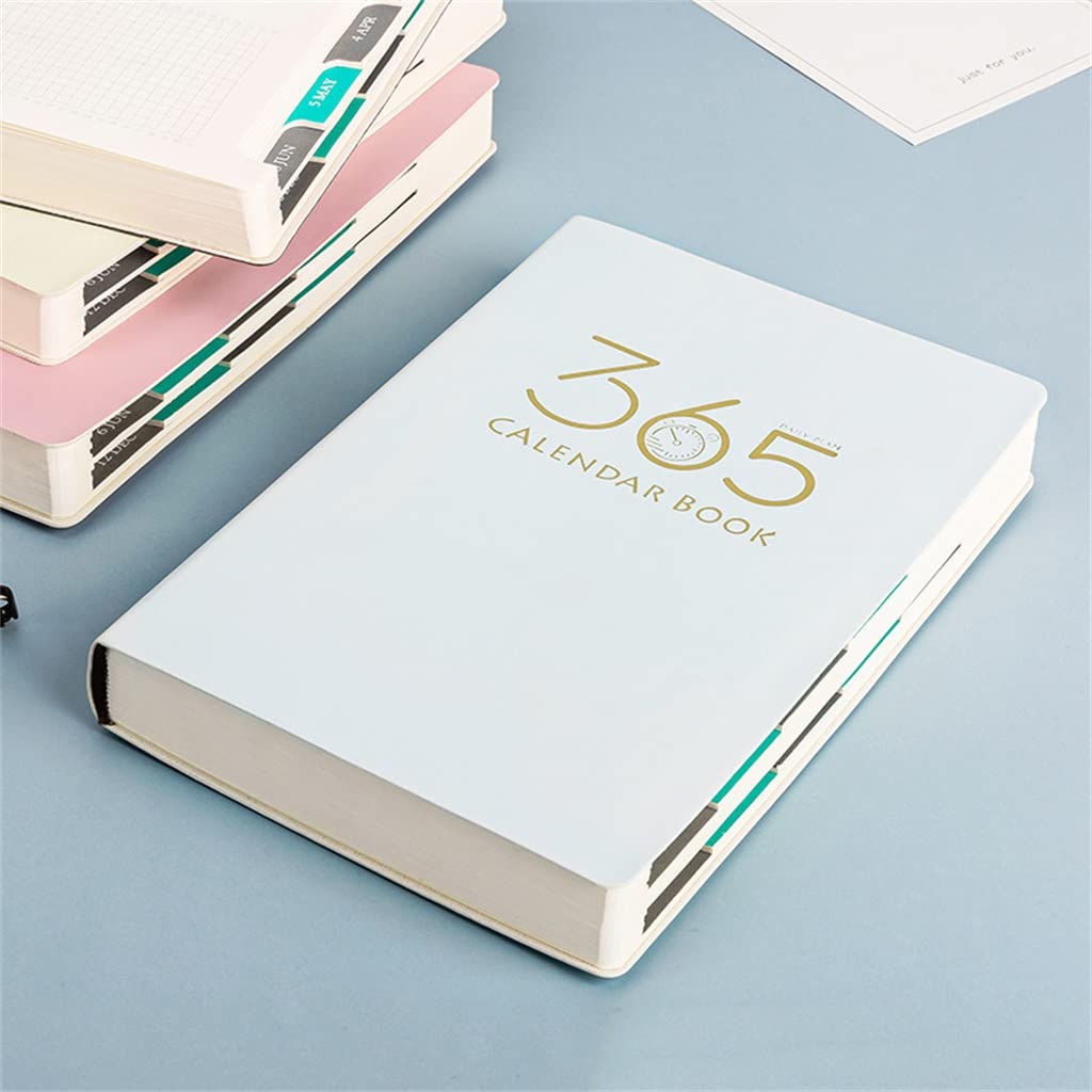 Agenda 365 giorni Agenda 2022 Notebook A5 Giornaliera Settimanale Piano mensile Organizer 200 pagine (B A5)