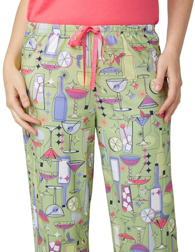 Image of HUE Women's Sleep and Lounge Pajama Separates, Late Summer & Fall Collection, Nile Classic Cocktails - Sleep Pant, X-Large