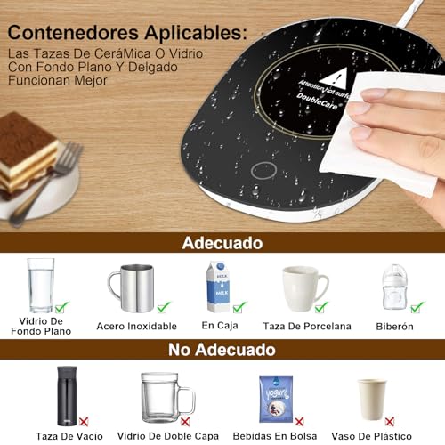 Opiniones de Taza Electrica Top 10. 15 Taza Electrica marca DoubleCare (3)