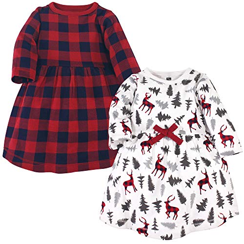 Image of Hudson Baby Girl's Cotton Dresses