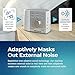 Adaptive Sound Technologies Sound + Sleep SE Noise Machine - White Noise Machine - Non-Looping Environmental/Nature Sounds for Sleep & Relaxation - with Timer & Headphone Jack - White/Silver