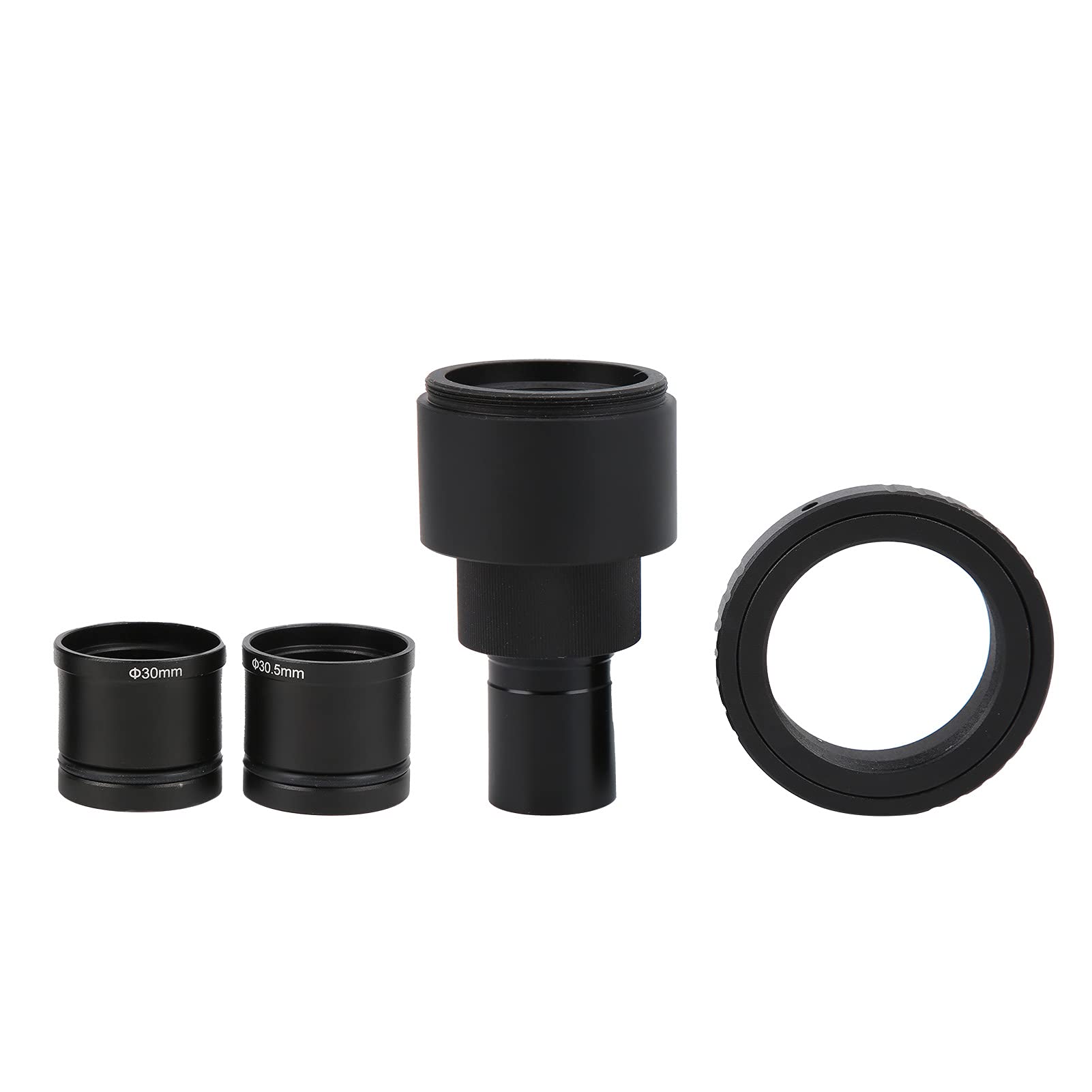 Aramox T2OM NDPL1 2X Obiektyw Mikroskopu Obiektyw Mikroskopu ze Stopu Aluminium z Gwintem M42x0,75mm do Biologicznego Stereoskopowego Mocowanie Okularu OM SLR