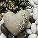 Imitation Stone Heart-Shaped pet Dog Animal Tombstone Decoration Personalized pet Commemorative Stone Garden Tombstone (Lichen)