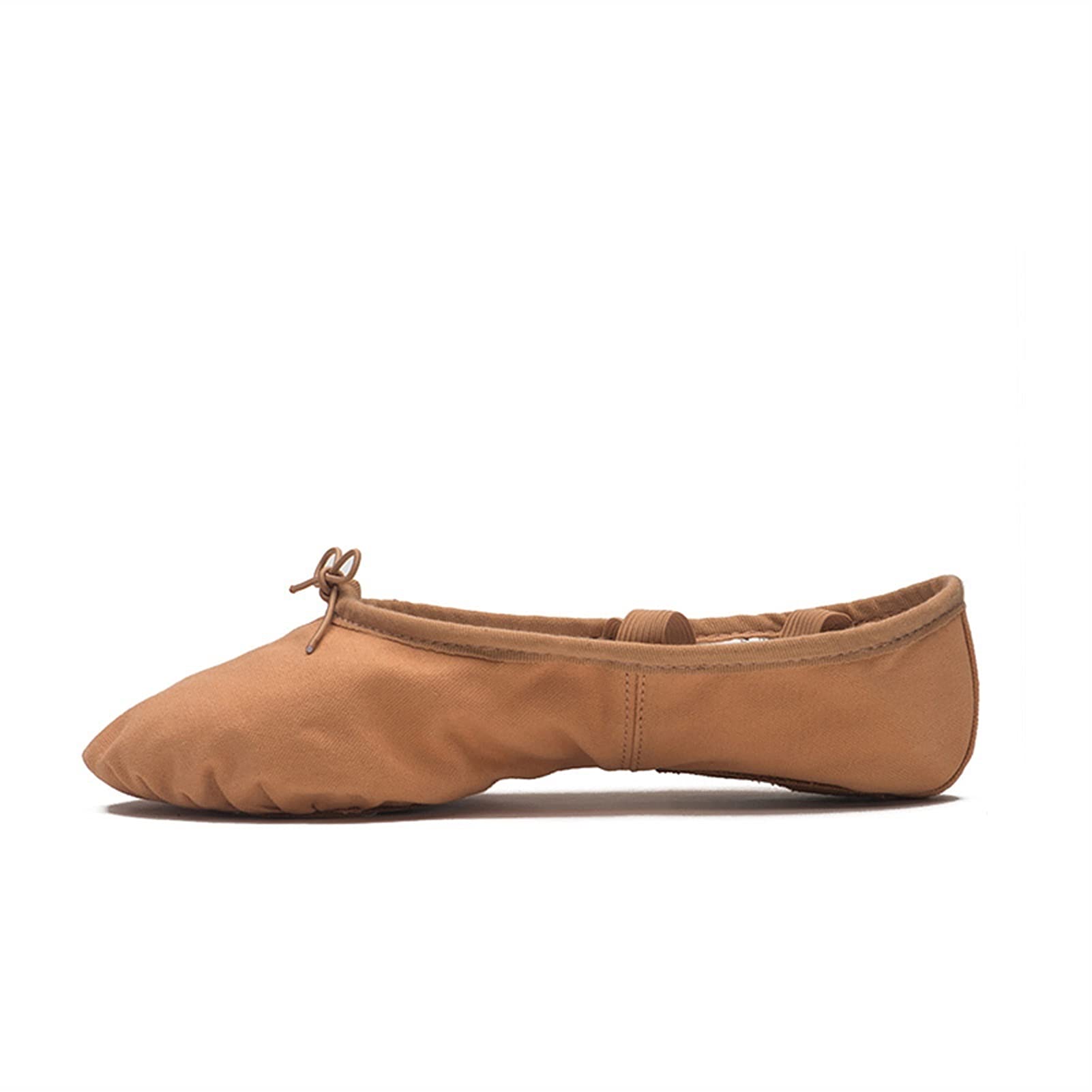 Ballet Shoes, Durable Canvas Split Ballet Slippers for Ladies Girls Dance Shoes(Flesh,8 UK)