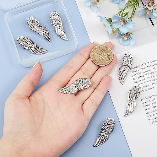Image of CHGCRAFT Angel Wings Brooches Pin Wing Alloy Brooches for Suit Shirt Collar Lapel Pins Sweater Shawl Coat Breastpin Accessories for Wedding Party Jewelry