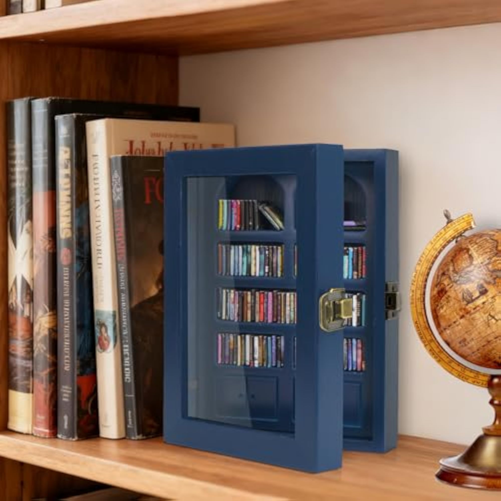 Anxiety Bookshelf Mini Books Display for Stress Relief