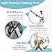 HXRROO Collapsible Foam Padded Bo Staff 4ft / 6ft – Portable Martial Arts Training Staff for Safe Practice, Lightweight Detachable Design with Carry Bage (Matte Black)