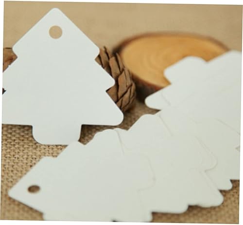 Miniatura 2 de TEHAUX 50pcs Kraft Etiquetas Etiqueta de regalo Etiqueta de embalaje de regalo Festival Etiqueta de embalaje de papel Kraft Etiqueta de artesanía de