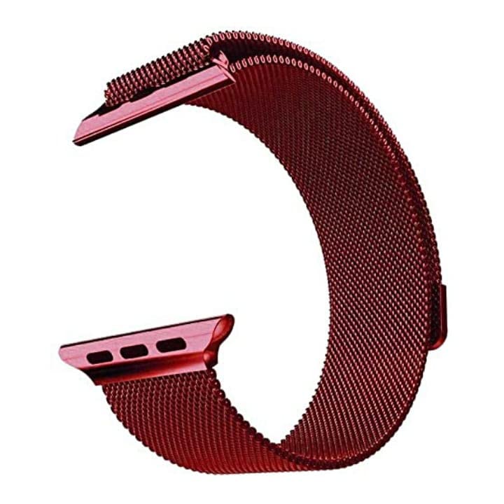Bhargav ENTP Adjustable Watch Strap 49mm 45mm 44mm 42mm, Metal Band (Watch Not Included) Maroon (B0C5CWTHHB) Amazon Price History, Amazon Price Tracker