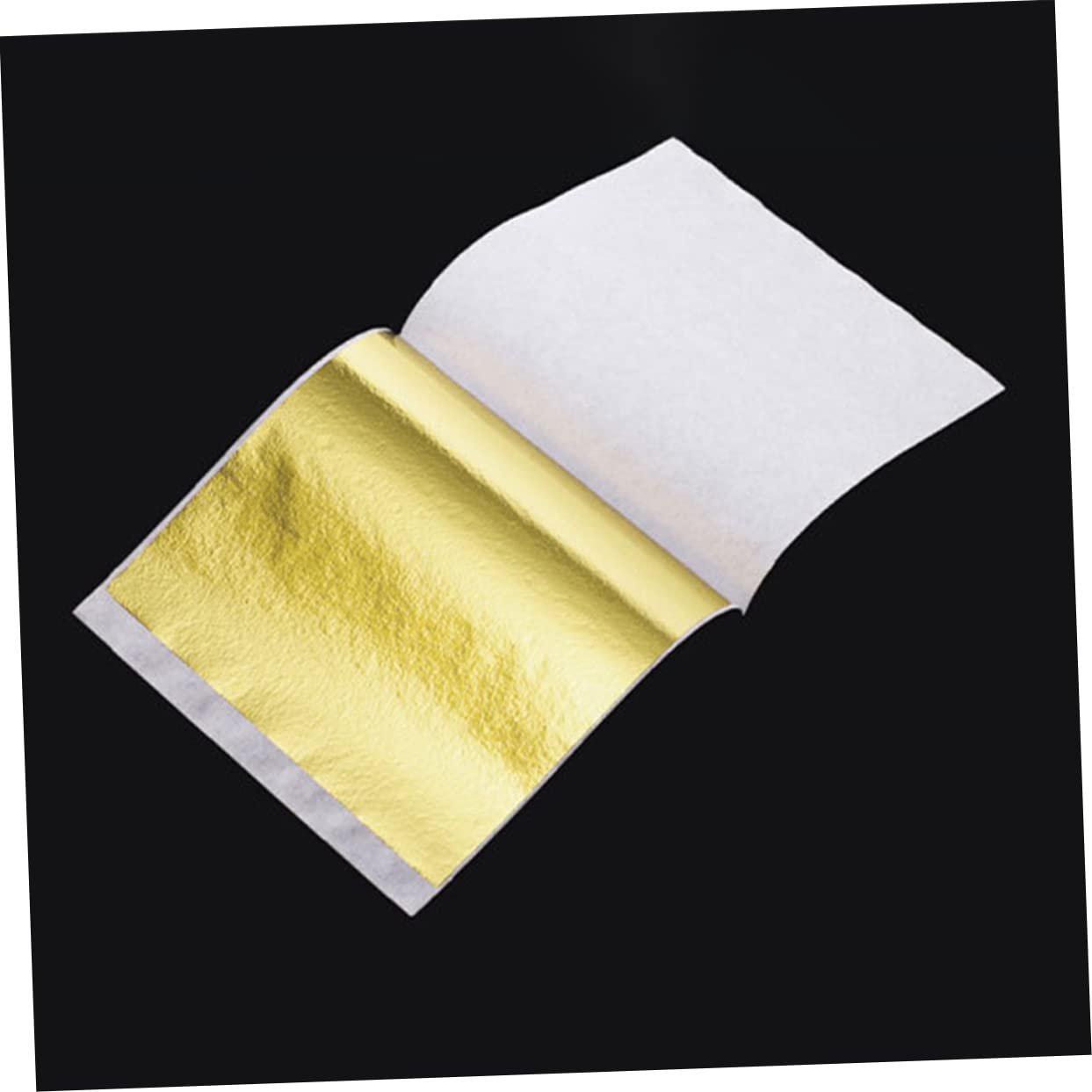 300 Hojas de Láminas de Imitación de Pan de Oro para Manualidades, Decoración Práctica y Bricolaje Papel Dorado
