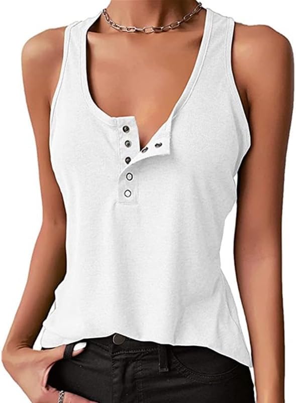 Color Block Leopard Criss-Cross Tank Leopard Color Block Cross V Neck Women Summer Basic Casual Tank Top Small A-white