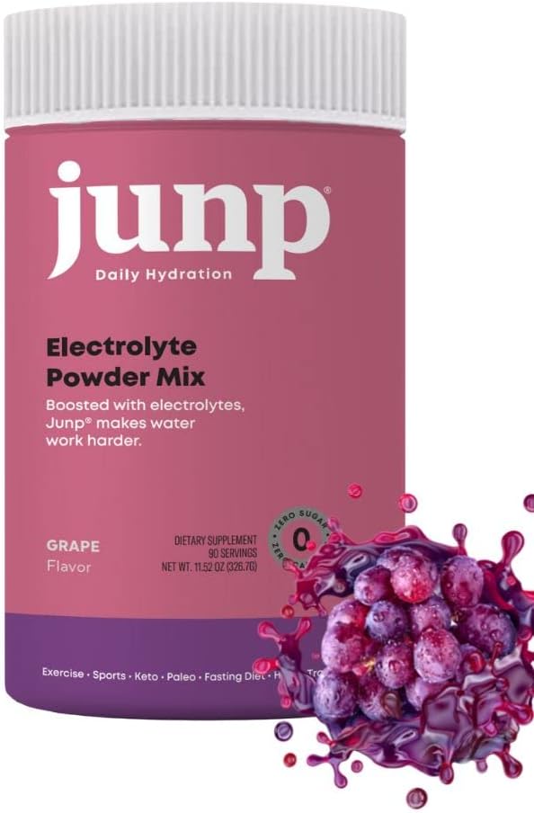 JUNP Hydration Electrolyte Powder, Electrolytes Drink Mix Supplement, Zero Calories