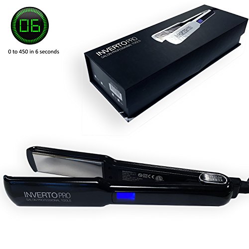 Plancha de cabello profesional con placas de titanio 1.5" miniatura 2