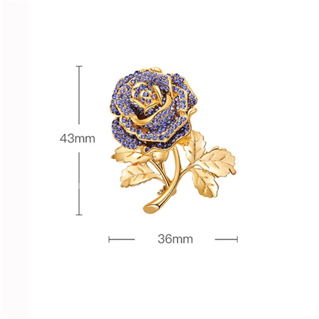 Brosche Rosenblumenbrosche, Broschennadel, Damenatmosphäre-Accessoires-Mantel und Elegante Dekoration