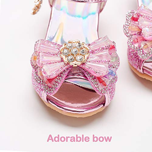 Osinnme Toddler Little Big Kid Girls Wedding Sandals4