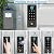 BEBASIA Smart Fingerprint Door Lock with Handle Set, Full App Control, Electronic Digital Touchscreen Keypad, Deadbolt Smart Locks for Front Door, Auto Lock, Black