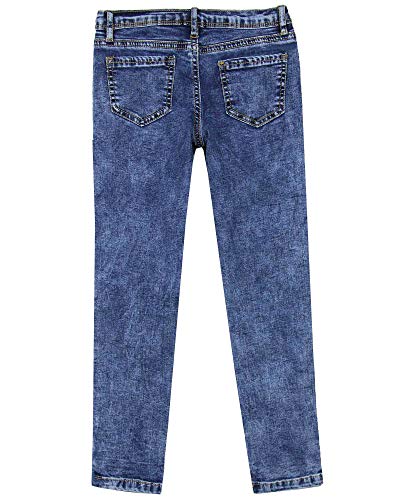 Girls' Holiday Magic Denim Pants with Stars, Sizes 4-122