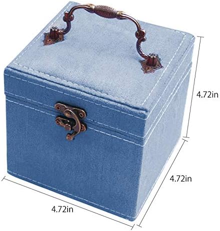 Miniatura 4 de Kits de costura de 2 capas con caja vintage, accesorios de costura, kits de suministros para adultos, niños, principiantes, cesta de costura de