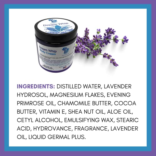 Diva Stuff Dream Whip Magnesium And Hemp Enhanced Body Cream, Lavender Chamomile (8 Ounce (Pack Of 1)) #TOP2