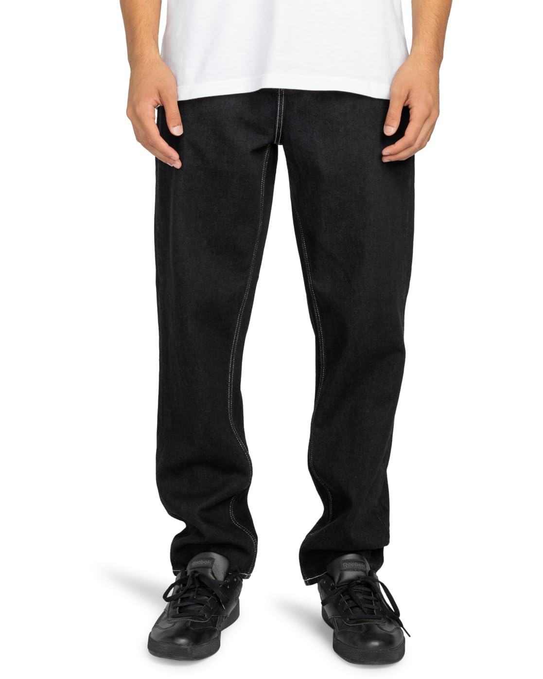 Element Denim Pants Regular 5 Denim Men's Black 28