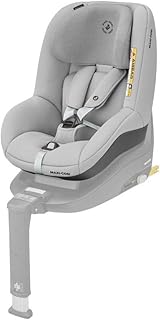 Maxi-Cosi Pearl Smart I-Size Silla coche bebé contramarcha y reclinable, se utiliza en combinación con la base isofix FamilyFix One i-Size, silla auto bebé 6 meses - 4 años, color authentic grey